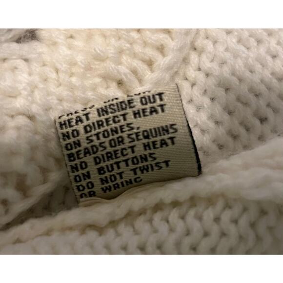 Vintage by Storybook Knits Lace Trim Coquette  Sweater M FairyBoho Cottage - Picture 8 of 11